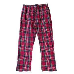 Polo Ralph Lauren Sleepwear Mens Size Large Red Plaid Pajama Lounge Pants